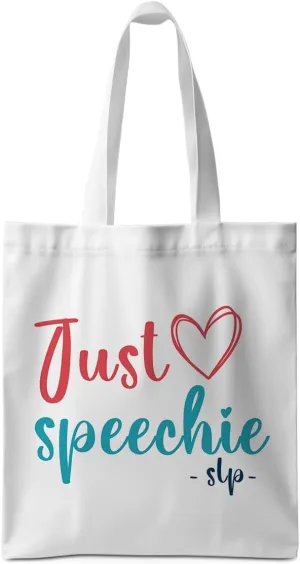 ZHAMEN Speech Therapy Tote Bag - SLP Gifts for Pathologist, Women, Teacher, Speech Therapist