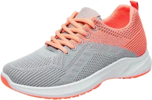 ZWRXW Sneakers for Women Men Air Cushion Running Shoes Breathable Lightweight Tennis Walking Shoes Comfortable Casual Fashion Sneakers for Gym Work Travel